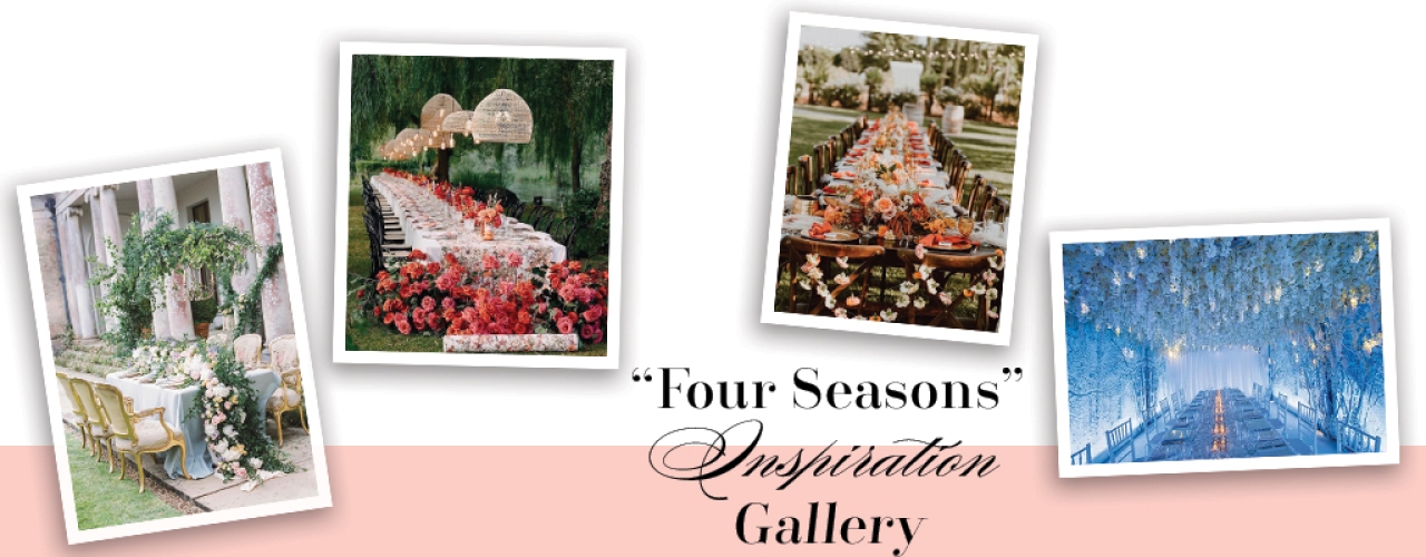 Visit the inspiration Gallery to see the latest Wedding Decor Trends
